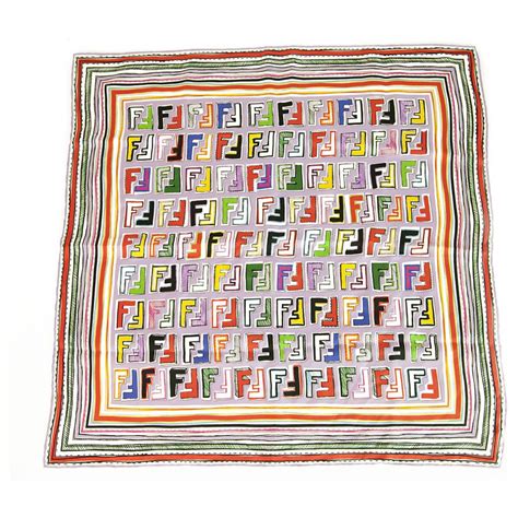 fendi multicolor scarf